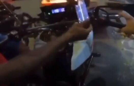 Motociclista por aplicativo filma o próprio assalto em Fortaleza