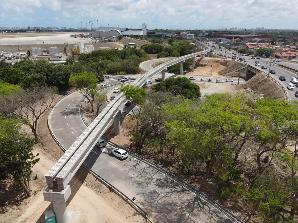 Ramal Aeroporto: Alça rotatória do aeroporto é interditada neste sábado (26)