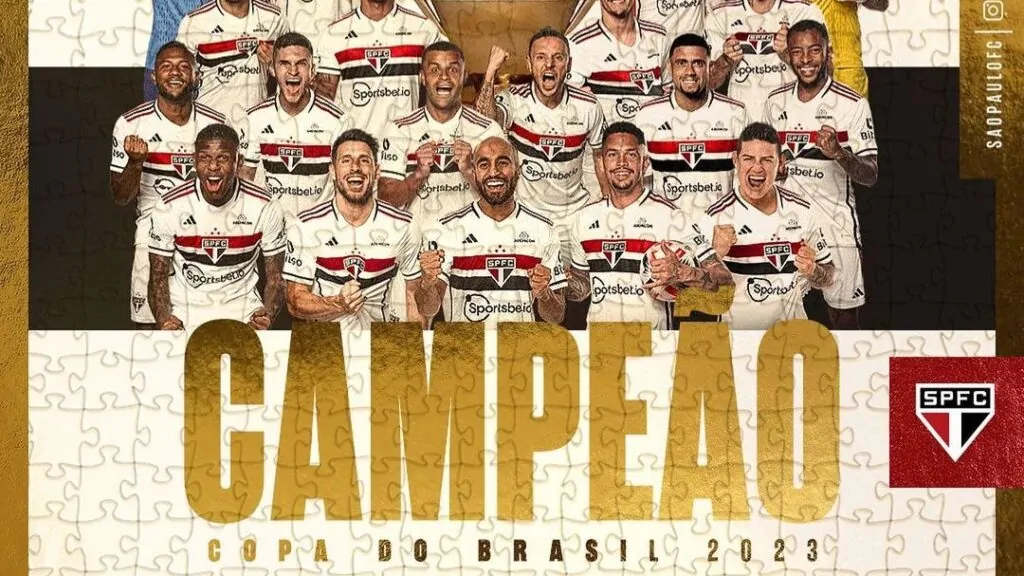 São Paulo empata com o Flamengo e é campeão da Copa do Brasil 2023