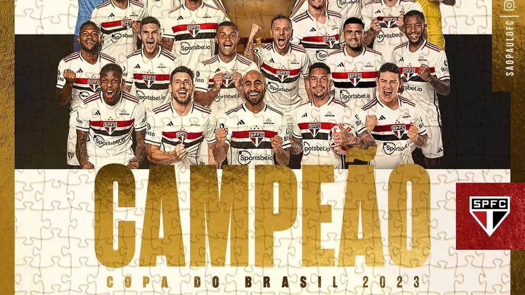 São Paulo empata com o Flamengo e é campeão da Copa do Brasil pela