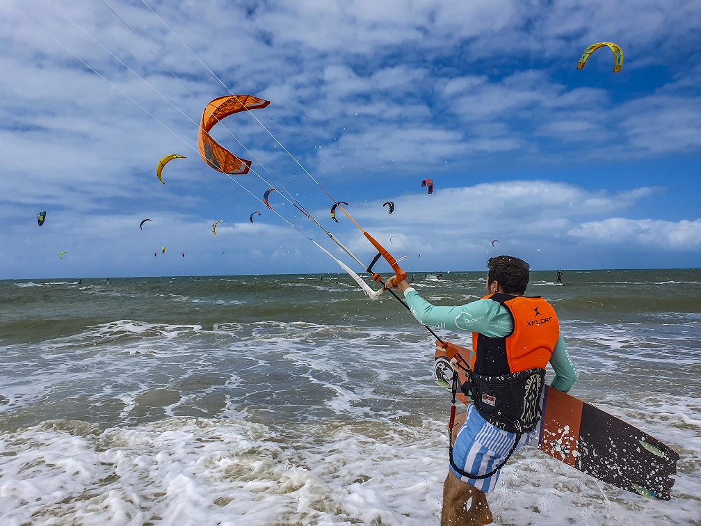 Turismo: Ceará é destaque como destino de estrangeiros para prática de kitesurf