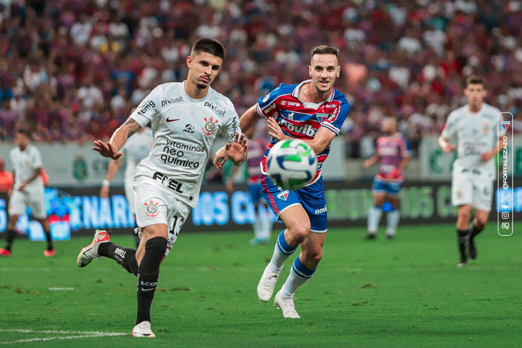 Fortaleza vence Corinthians por 2 a 1 em jogo com pênalti perdido e gol anulado