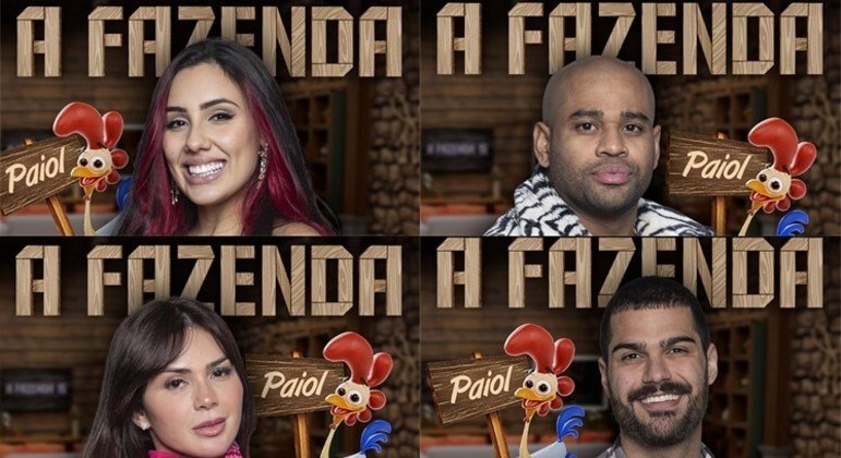 Alicia, Cézar, Nadja e Shayan são os novos peões de A Fazenda 15