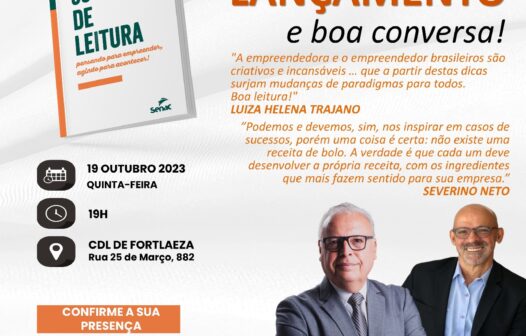 Livro sobre o espírito empreendedor será lançado em Fortaleza no dia 19 de outubro