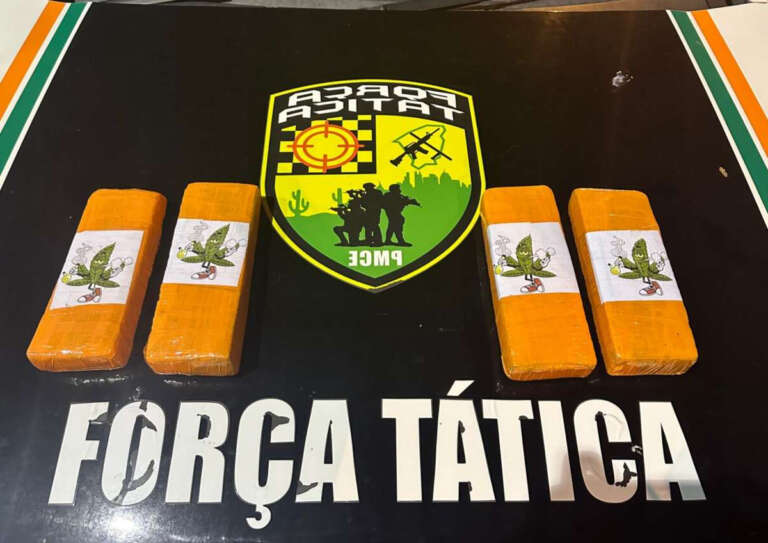 Ação da Polícia Militar apreende mais de 3kg de maconha em Maracanaú