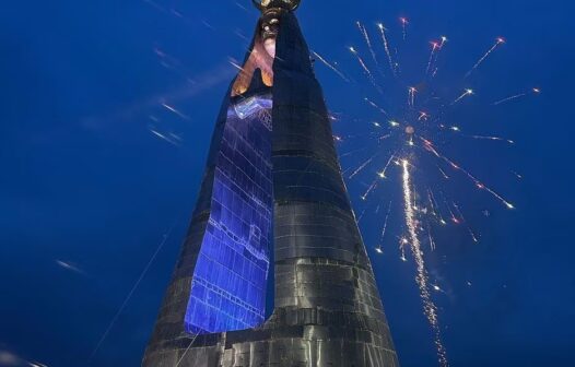 Maior que o Cristo Redentor: Estátua de Nossa Senhora Aparecida é inaugurada no interior paulista