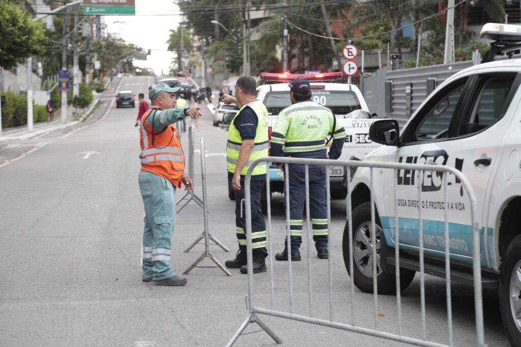 Evangelizar em Fortaleza: 130 agentes da AMC garantem organização do trânsito; veja as interdições