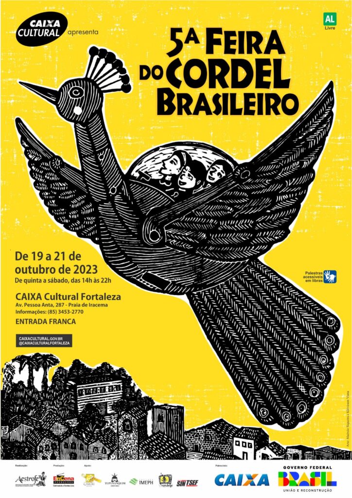 Caixa Cultural Fortaleza recebe a quinta edição da Feira do Cordel Brasileiro