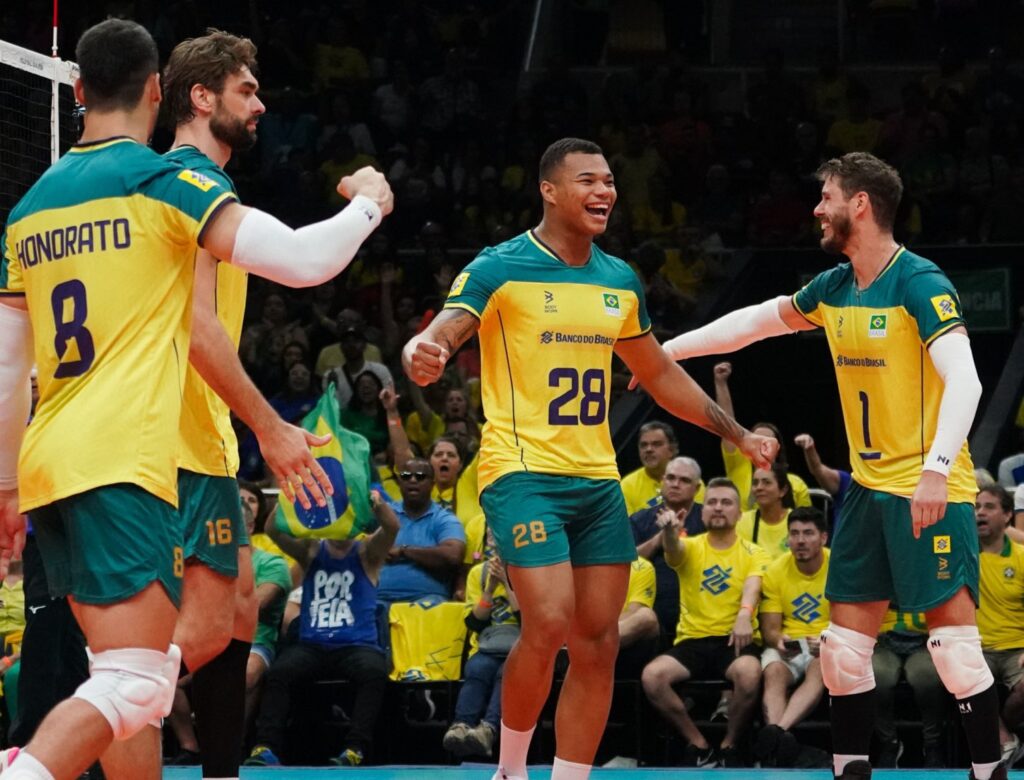 Brasil vence a Itália no tie-break e garante vaga nos Jogos de Paris 2024