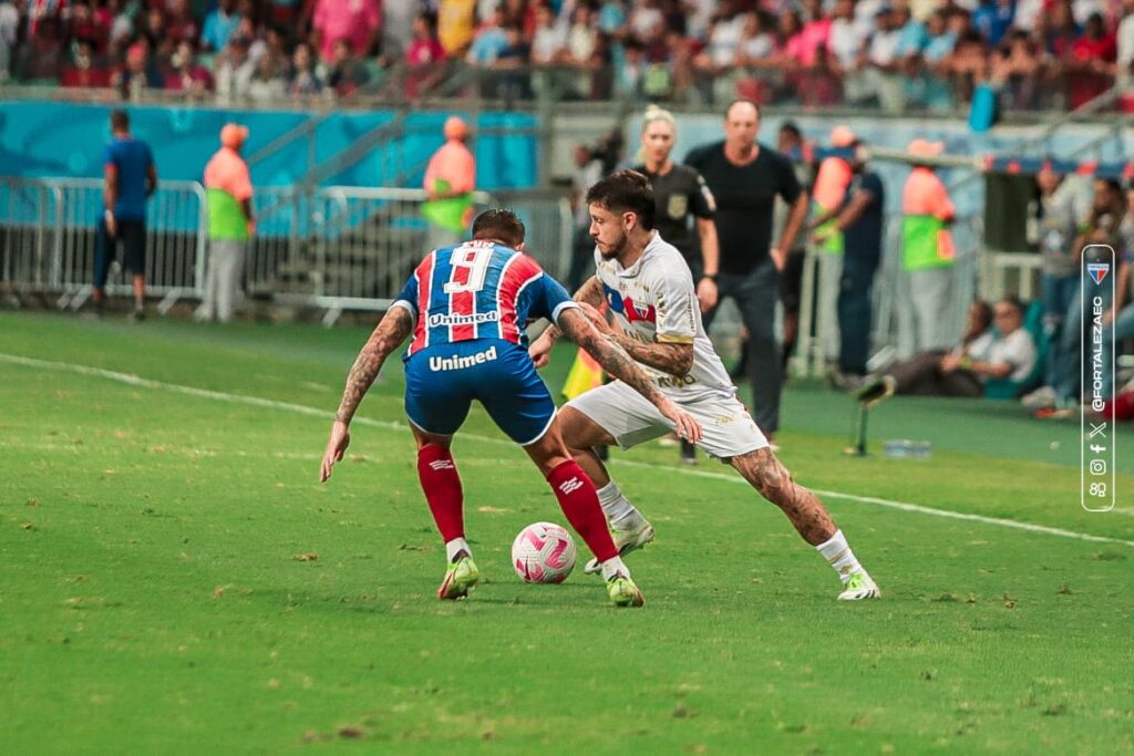 Fortaleza perde para o Bahia e sofre segunda derrota seguida na Série A