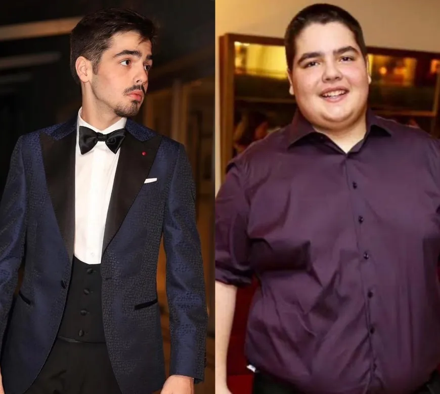 João Silva, filho de Faustão, mostra antes e depois de eliminar 80 kg