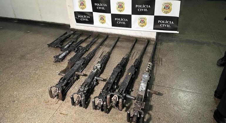 Metralhadoras furtadas do Exército seriam destinadas a facções criminosas