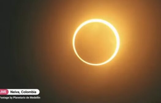 Começa o eclipse solar anular no Brasil; acompanhe ao vivo