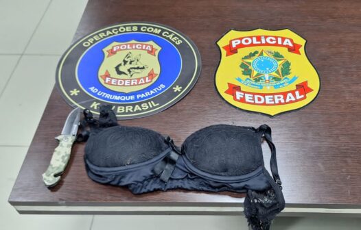 PF prende mulher que levava cocaína no sutiã no Aeroporto de Fortaleza