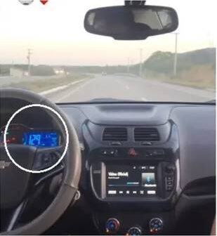 Vídeo mostra carro com atleta Adriano Bololô trafegando a 129 km/h