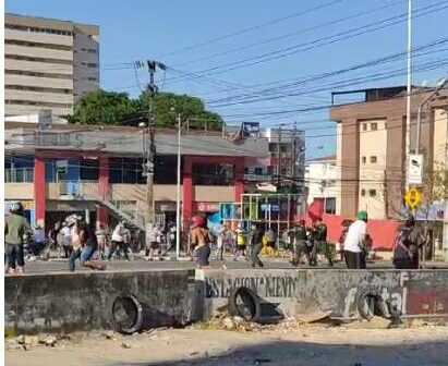 Torcedores entram em confronto com a polícia durante briga antes de Fortaleza x Palmeiras