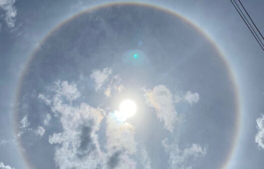 Halo Solar: fenômeno é registrado no céu do Ceará nesta segunda-feira (4)