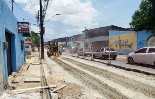 Obras de requalificação modificam trânsito na Av. Oscar Araripe no Bom Jardim