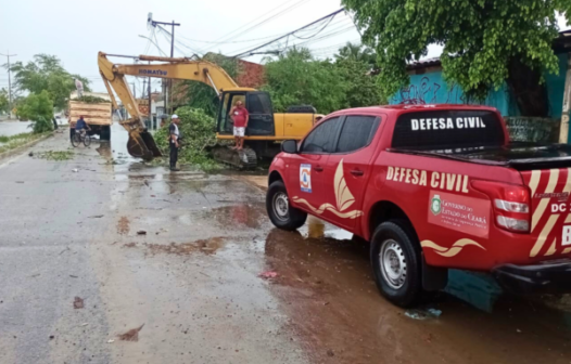 Defesa Civil divulga parcial de atendimentos durante fortes chuvas no Ceará