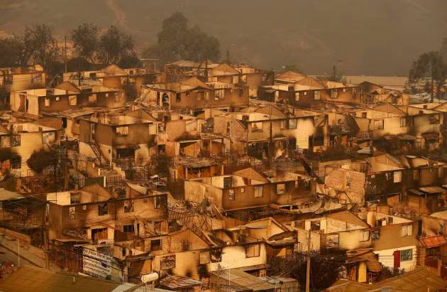 Incêndios florestais no Chile causam mais de 50 mortes, dizem autoridades locais