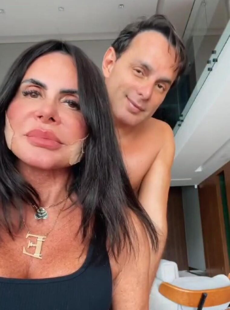 “Eu te dou a ‘República’ e você me dá a ‘Tcheca’’’, diz Gretchen em brincadeira com o marido