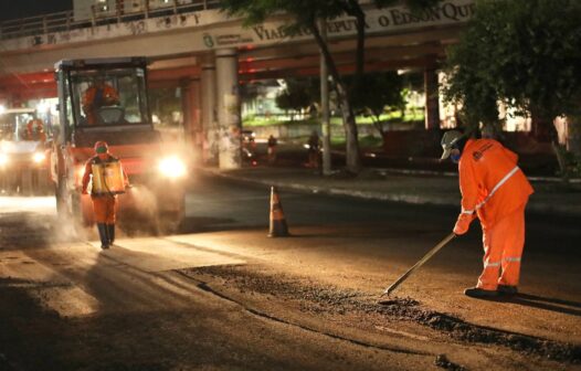 Prefeitura de Fortaleza inicia obras de recapeamento nas avenidas Deputado Paulino Rocha e Gomes Brasil