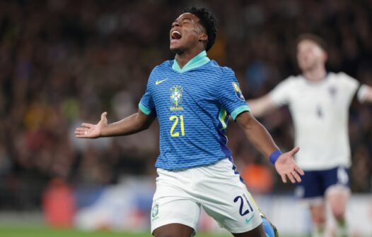Com gol de Endrick, Brasil vence a Inglaterra na estreia de Dorival Júnior