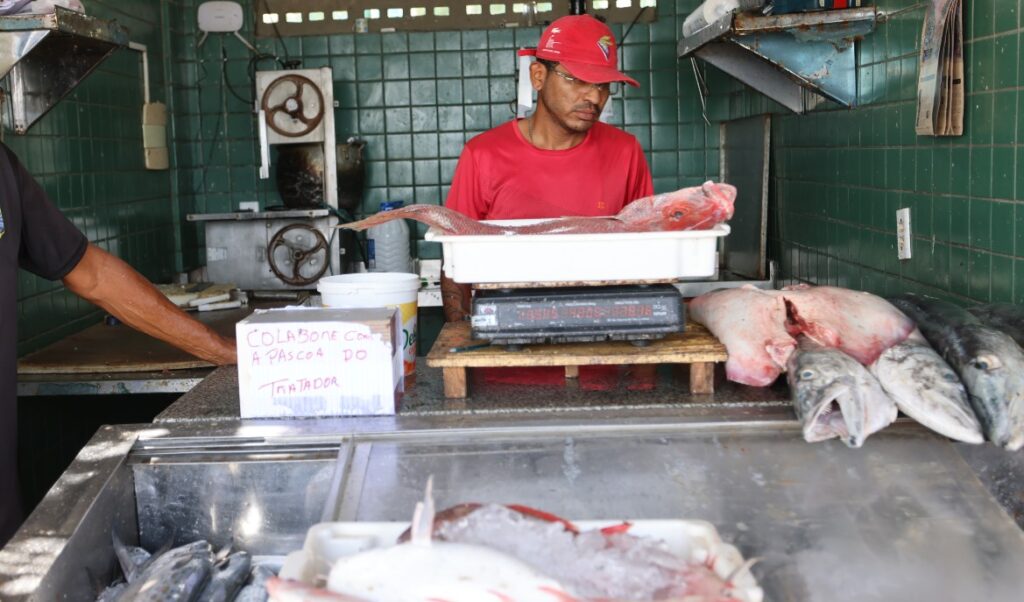 Semana Santa: procura por peixes frescos em mercados públicos aumenta em Fortaleza