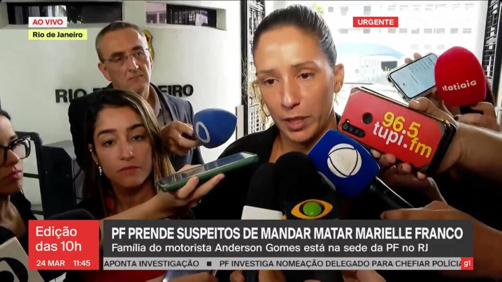 Viúvas de Marielle e Anderson Gomes pedem continuidade das investigações