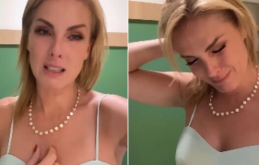 Ana Hickmann se emociona após palestra sobre violência doméstica no Ceará