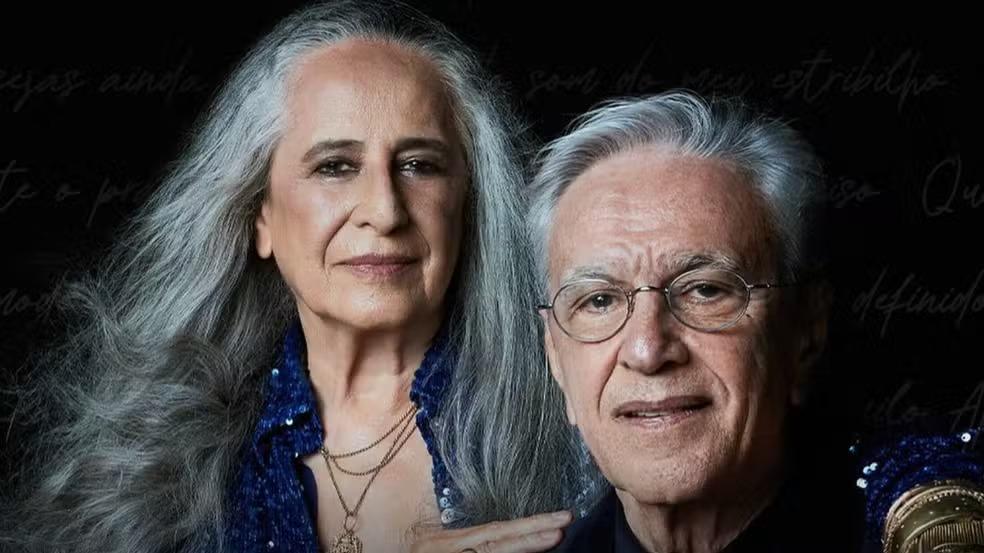 Caetano Veloso e Maria Bethânia anunciam turnê nacional juntos; confira datas