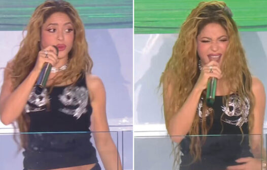 Vídeo: Shakira faz show surpresa na Times Square em Nova York