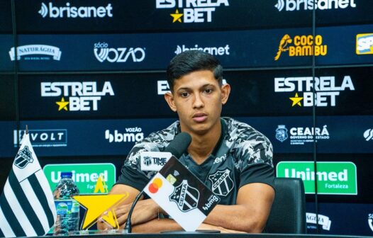 Erick Pulga se emociona ao falar de momento na carreira com a camisa do Ceará