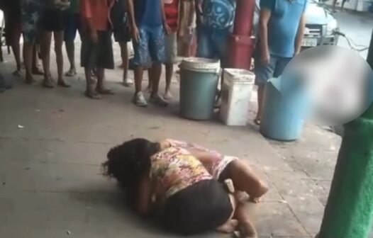 Agressão física: mulheres são flagradas brigando no chão no interior do Ceará