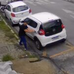 Vídeo: homem é flagrado furtando estepe de veículo no Centro de Fortaleza