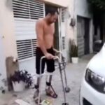 Homem volta a andar oito meses após acidente em academia no Ceará