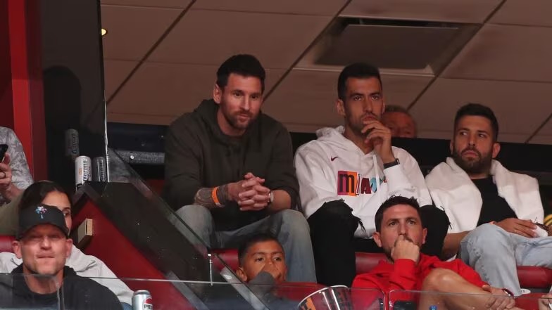 Messi, Suarez, Alba e Busquets vão a jogo Celtics x Heat da NBA