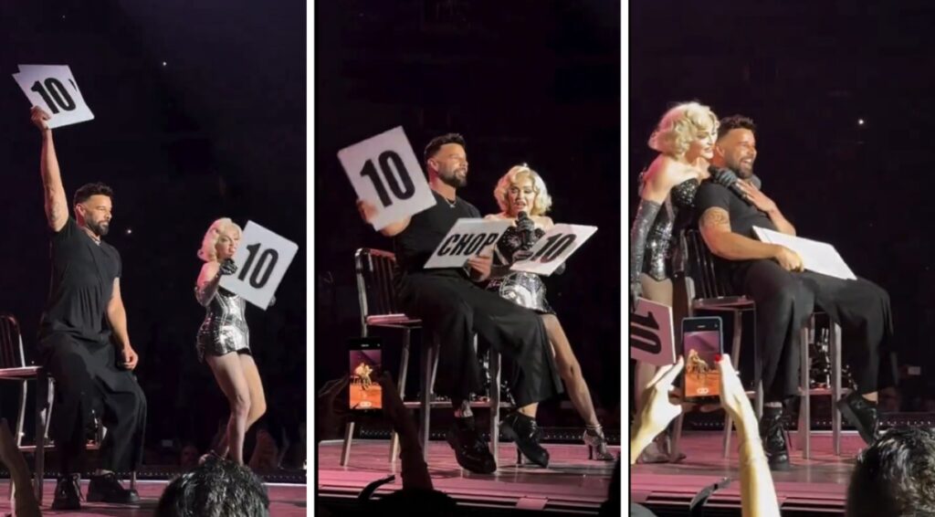 Ricky Martin se junta a Madonna em show e encanta fãs com performance sensual