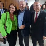 Lula recebe Fernanda Pessoa e Esio de Souza e confirma apoio nas eleições em Pacatuba