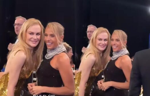 Galisteu tieta Meryl Streep e Nicole Kidman em evento nos EUA