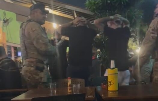 Vídeo: traficante do Maranhão foragido no Ceará é preso em restaurante de Fortaleza