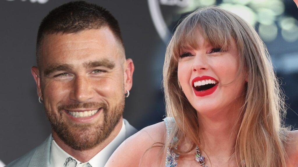 Travis Kelce reage a Taylor Swift cantando músicas sobre ele