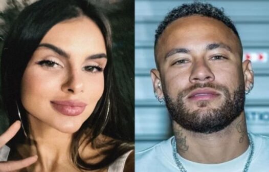 Modelo grávida de Neymar revela rosto da filha nas redes sociais