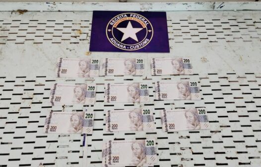 Receita Federal intercepta encomenda com dinheiro falso em Fortaleza