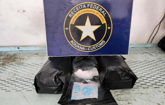 Receita Federal apreende 9 kg de cocaína encontradas em encomenda postal no Aeroporto de Fortaleza