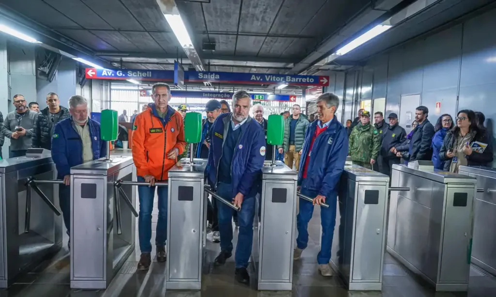 Metrô volta a operar na Região Metropolitana de Porto Alegre