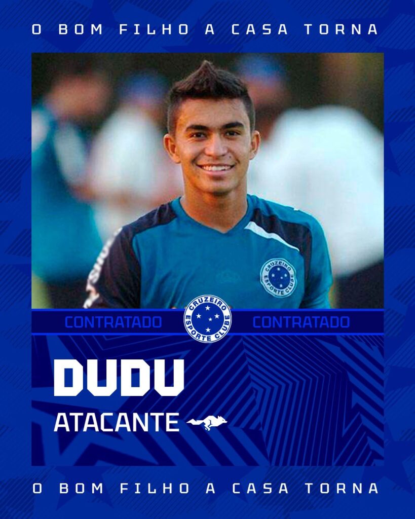 Cruzeiro anuncia acordo com o Palmeiras e retorno do atacante Dudu ao clube