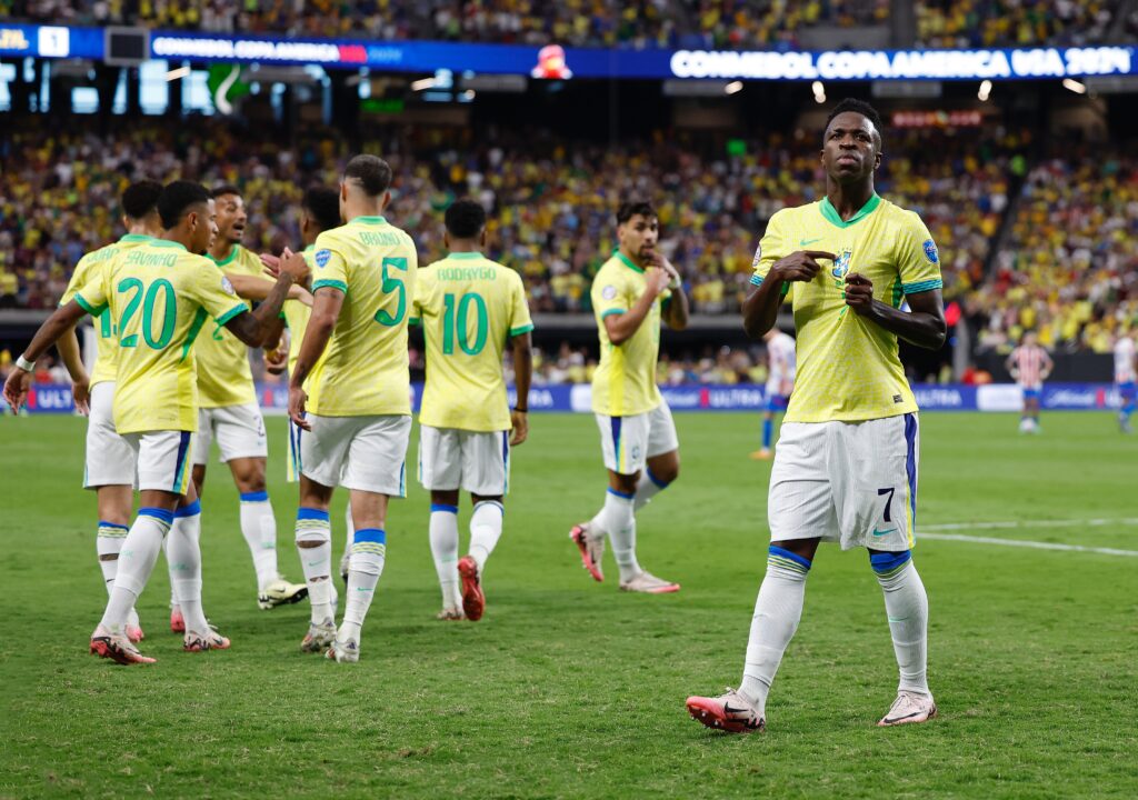 Brasil treina após 1ª vitória na Copa América contra Paraguai