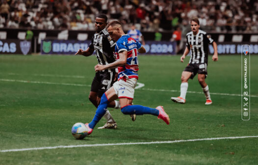 Fortaleza sai na frente, mas cede empate ao Atlético-MG em BH