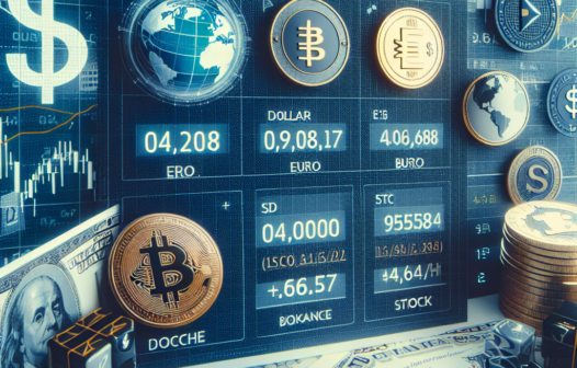 Panorama econômico: Dólar, Euro, Bitcoin e o desempenho das principais ações – 04/06/2024